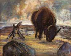 buffalo painting